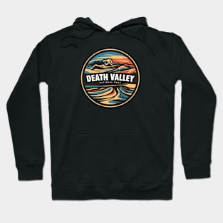 Death Valley National Park Abstract Round Badge Hoodie